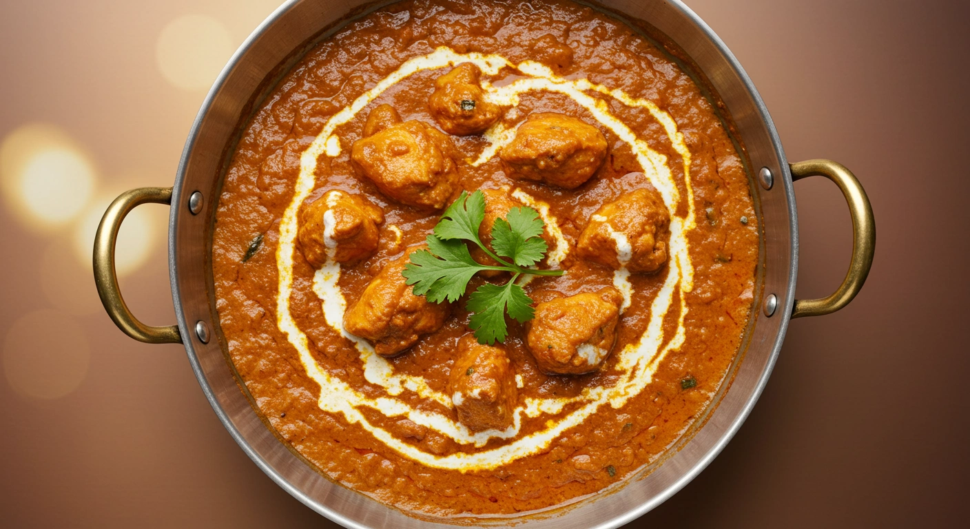 Indian Butter Chicken (Murgh Makhani) - secondary view